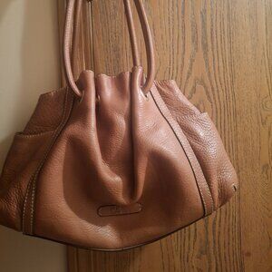 Cole Haan Leather Drawstring Shoulder Bag